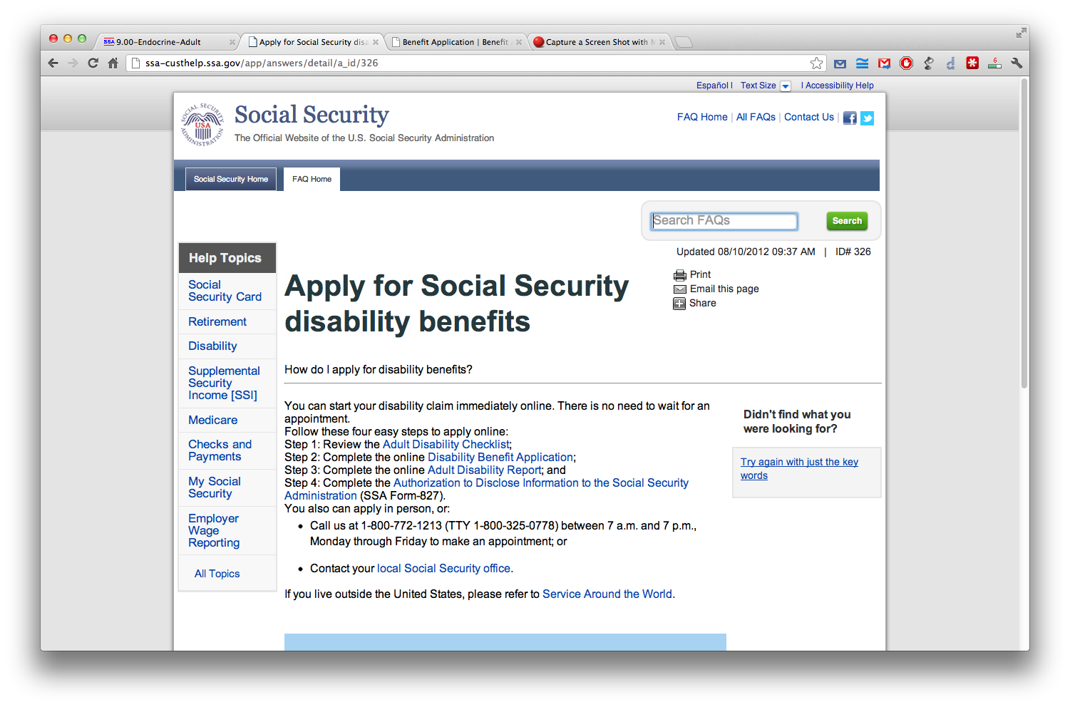Social Security Disability Prescription Drug Programs